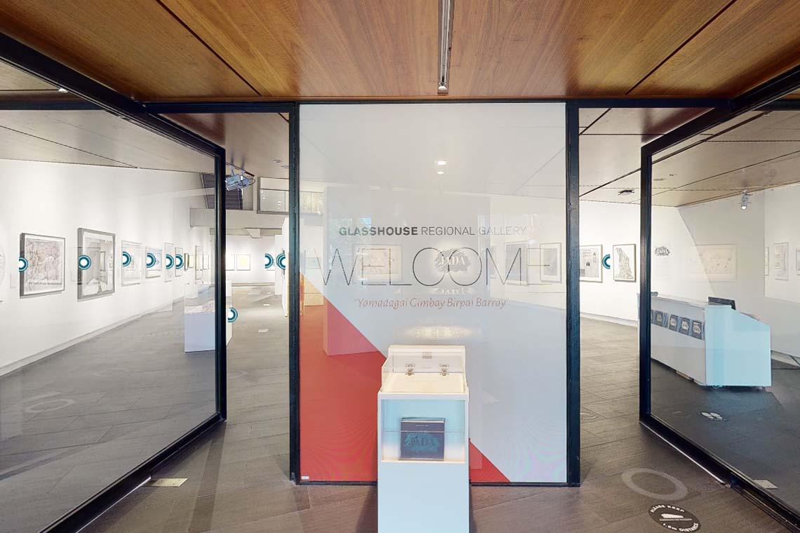 Take a virtual tour of the Glasshouse Regional Gallery